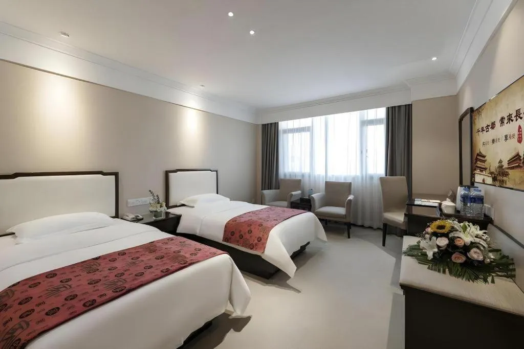 Bed in Bell Tower Hotel