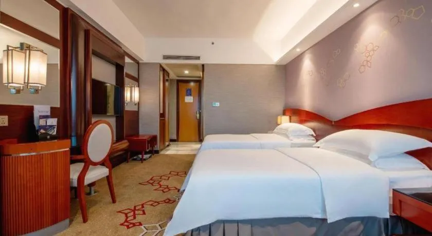 Bed in Cinese Hotel Dongguan