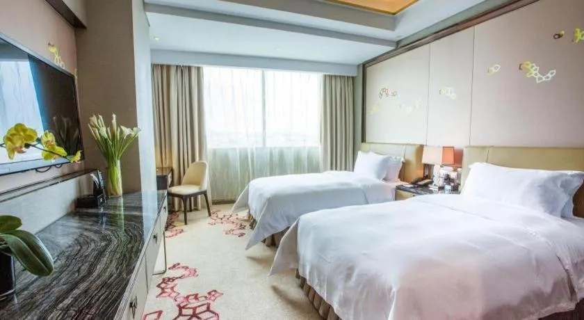 Bed in Cinese Hotel Dongguan