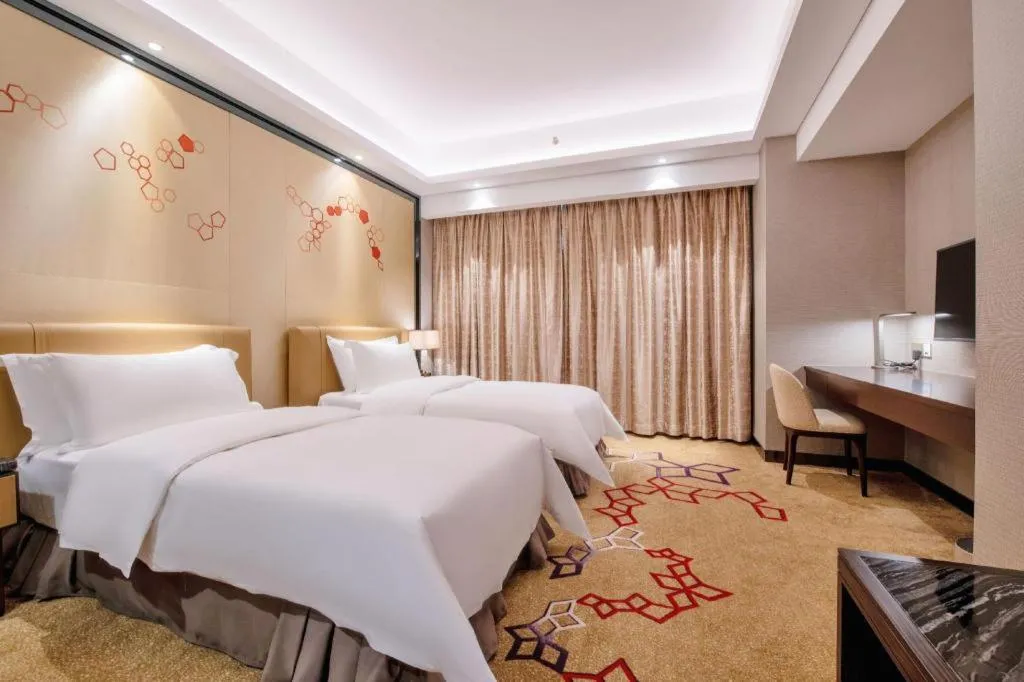 Bed in Cinese Hotel Dongguan