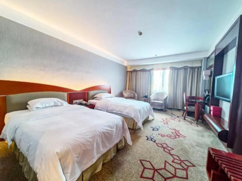 Bed in Cinese Hotel Dongguan