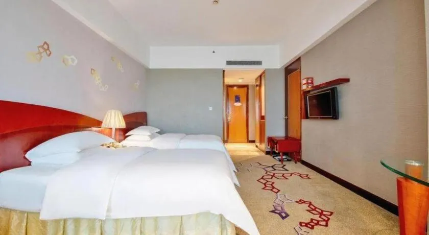 Bed in Cinese Hotel Dongguan