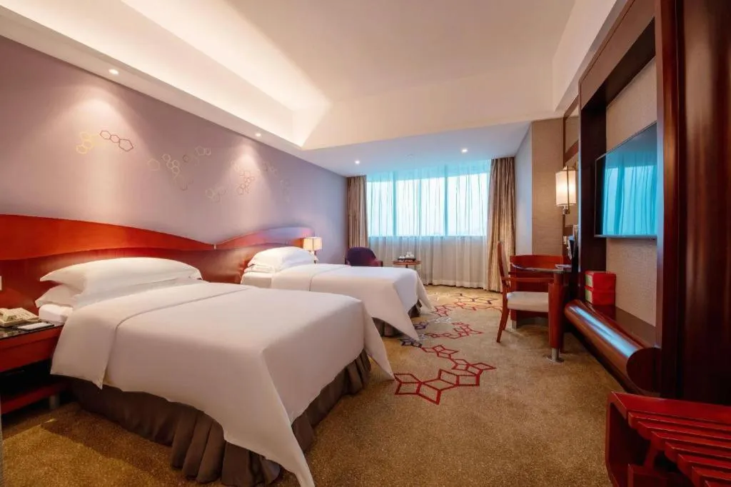 Bed in Cinese Hotel Dongguan