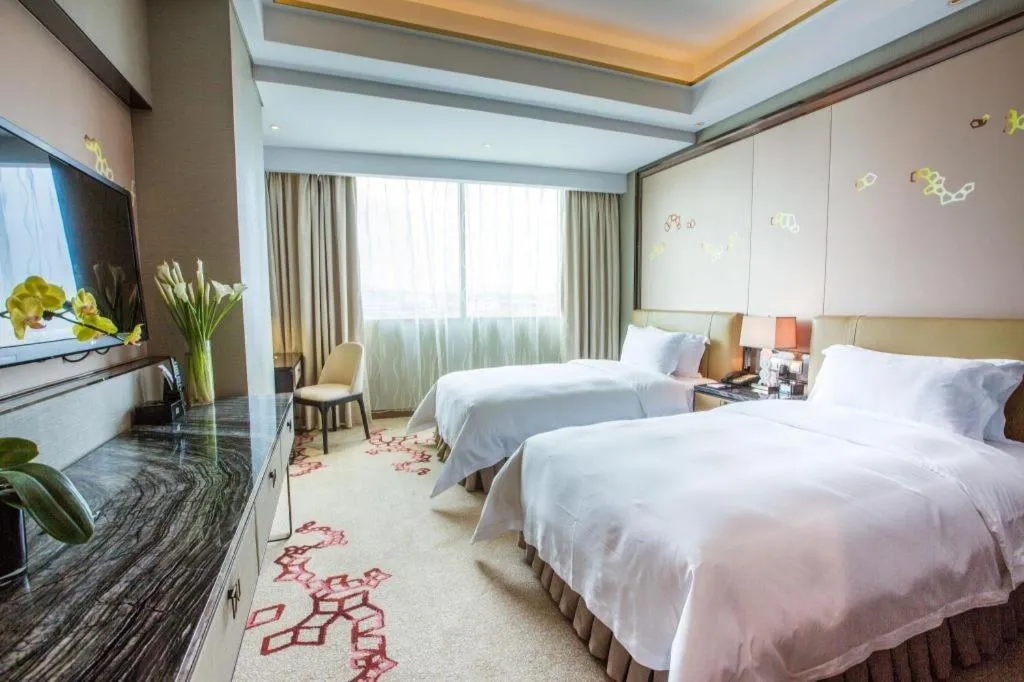 Bed in Cinese Hotel Dongguan