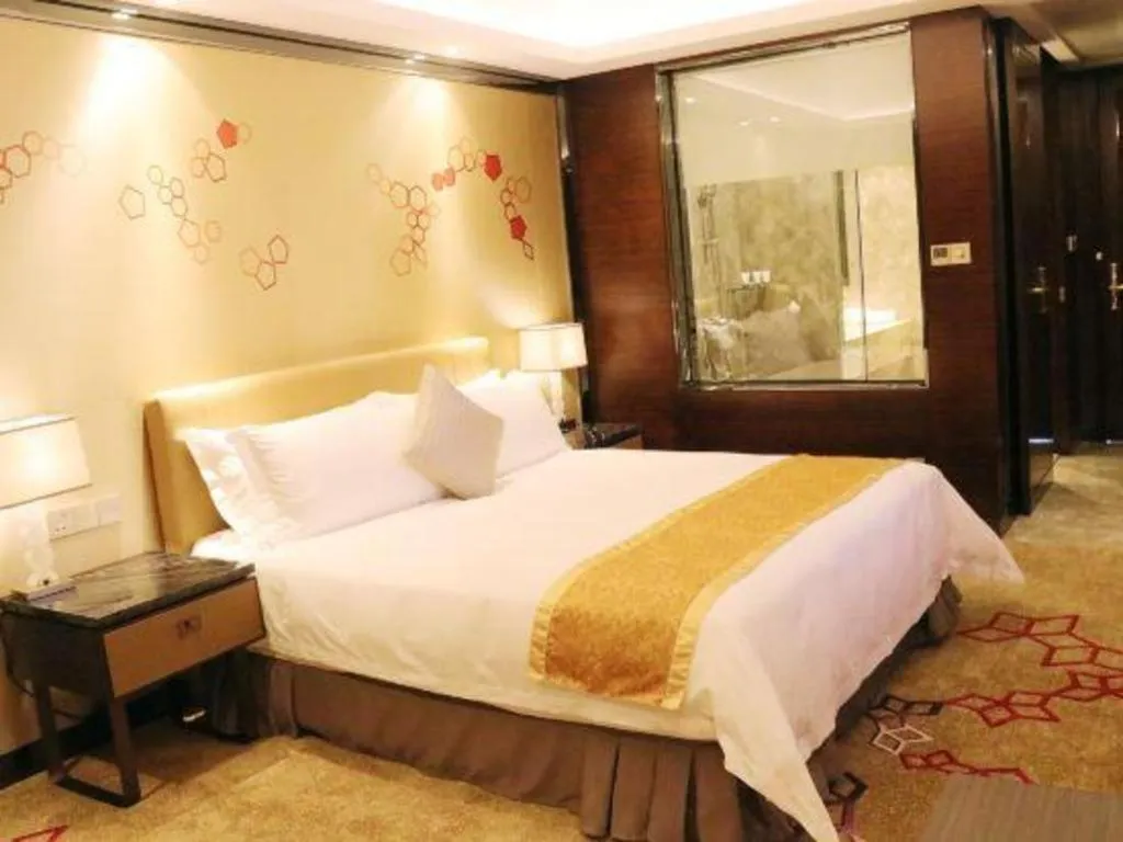 Bed in Cinese Hotel Dongguan