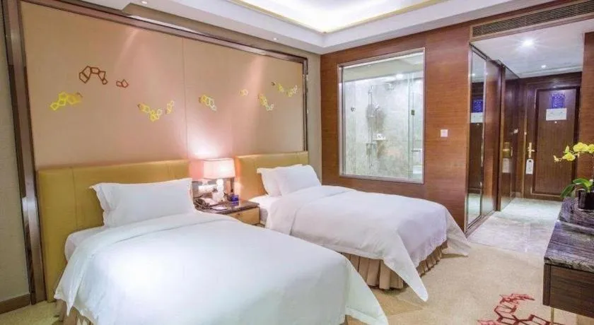 Bed in Cinese Hotel Dongguan