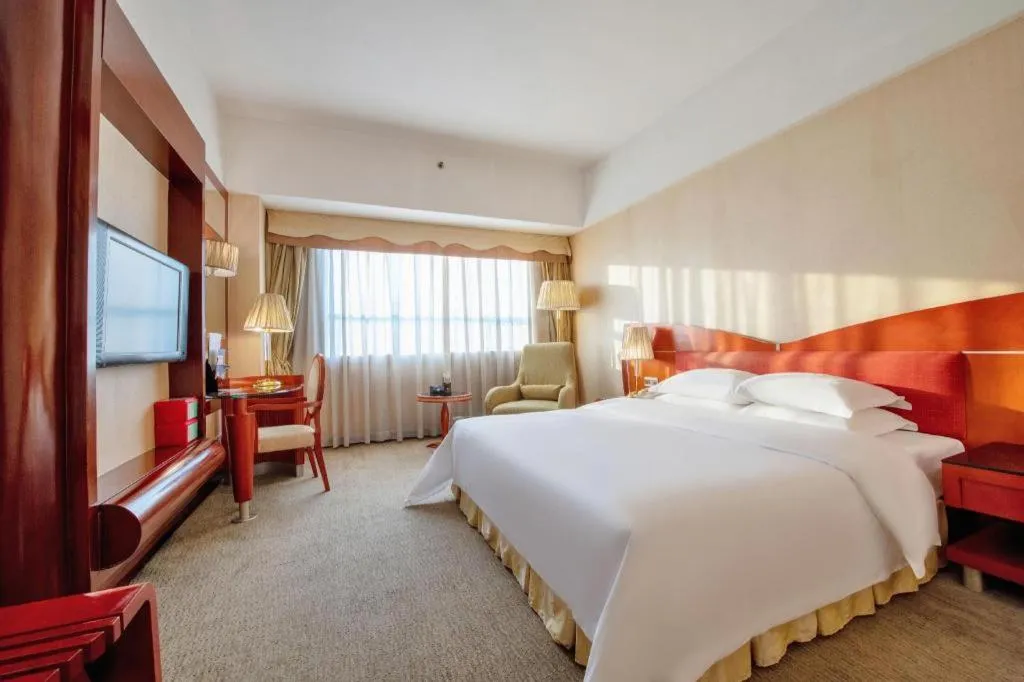 Bed in Cinese Hotel Dongguan