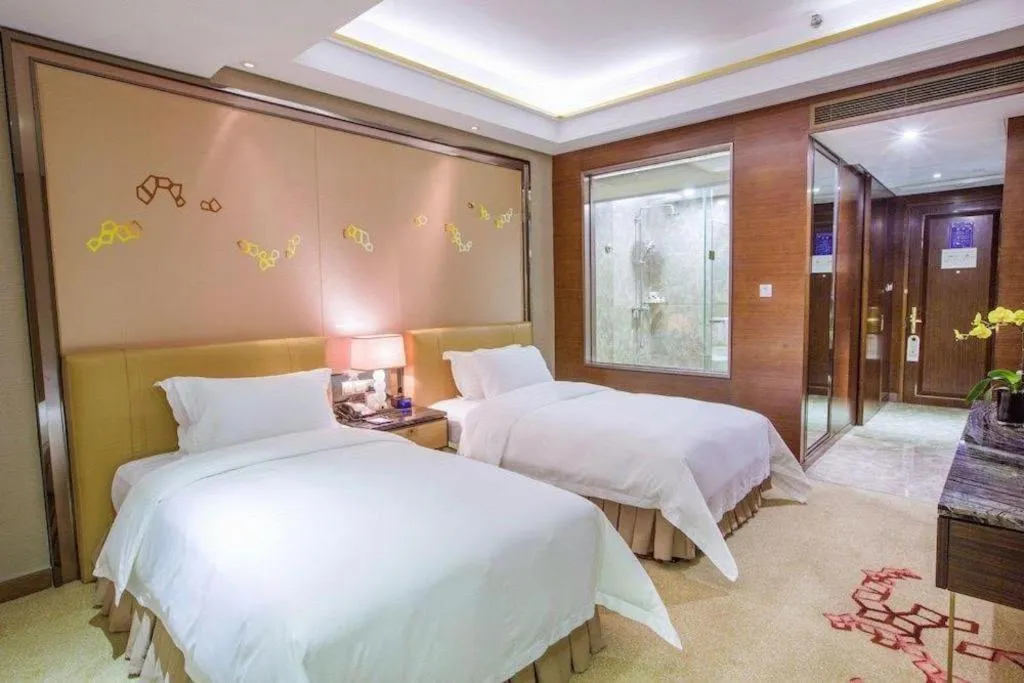 Bed in Cinese Hotel Dongguan