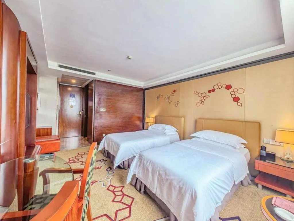 Bed in Cinese Hotel Dongguan