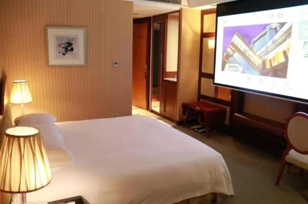 Bed in Cinese Hotel Dongguan