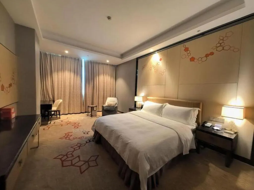 Bed in Cinese Hotel Dongguan