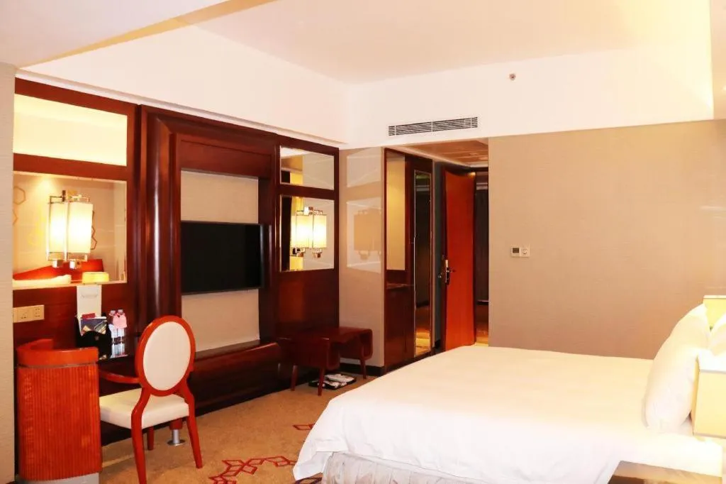 Bed in Cinese Hotel Dongguan