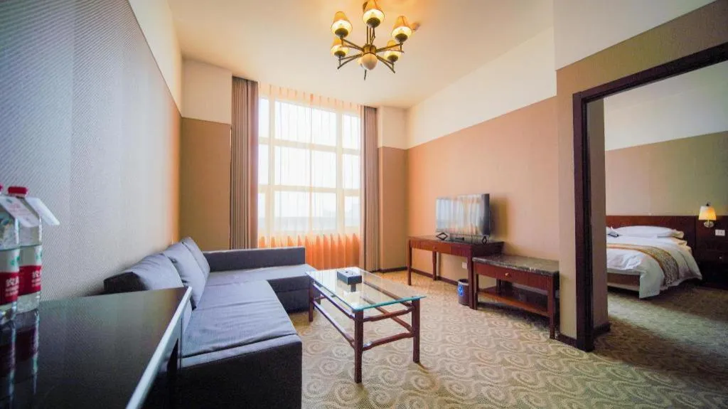 Bed in Dong Fang Hotel