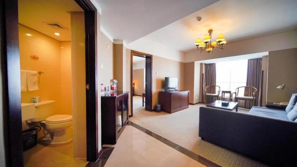 Bed in Dong Fang Hotel