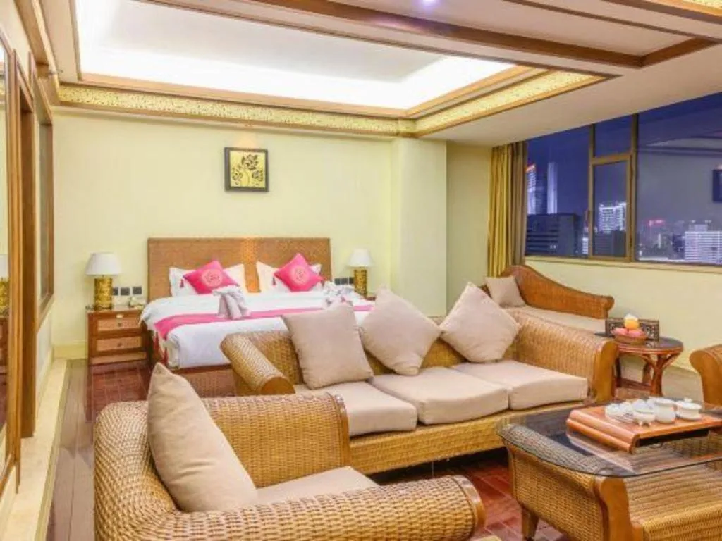 Bed in Kunming Tailong Hongrui Hotel