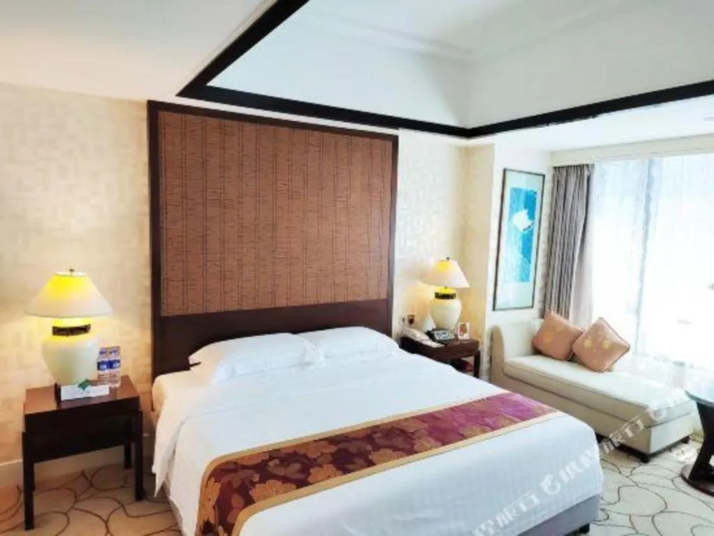 Bed in Hainan Junhua Haiyi Hotel