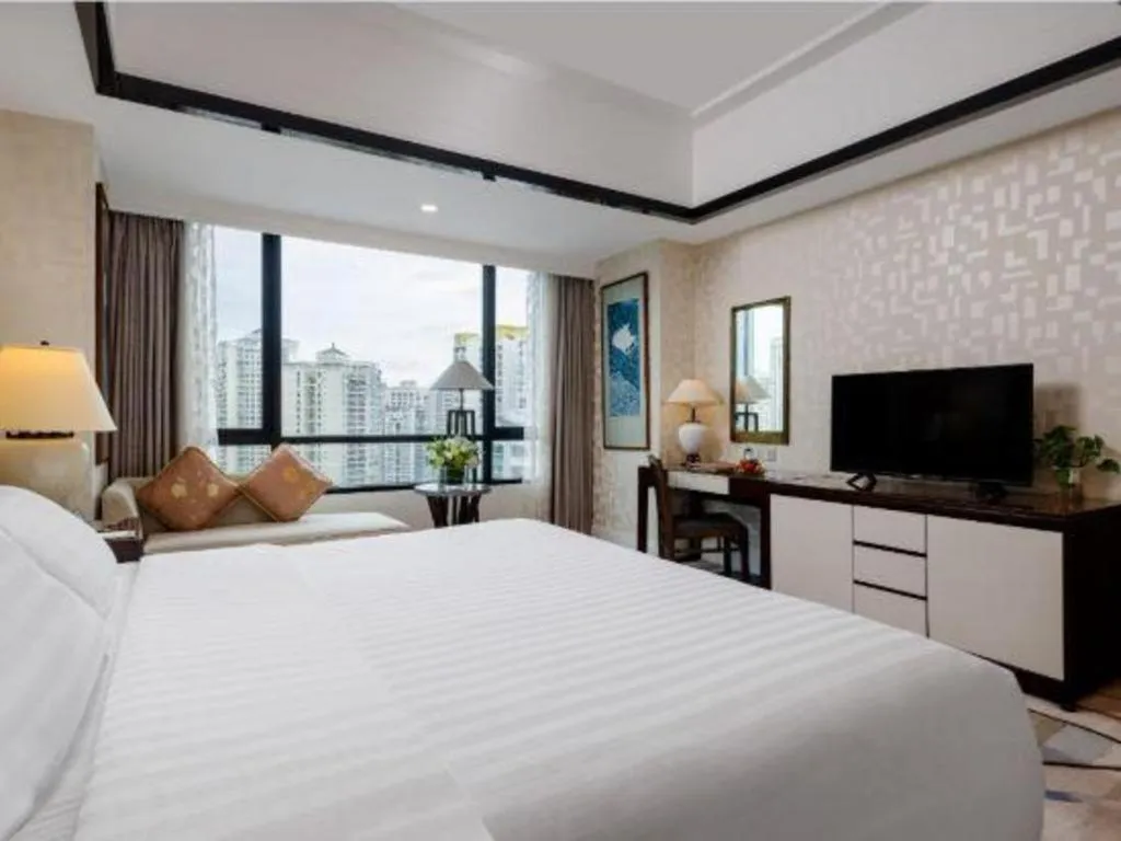 Bed in Hainan Junhua Haiyi Hotel