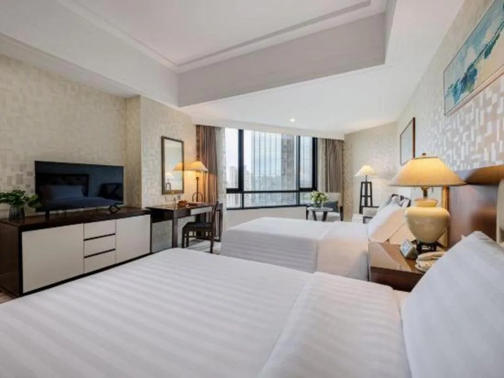 Bed in Hainan Junhua Haiyi Hotel