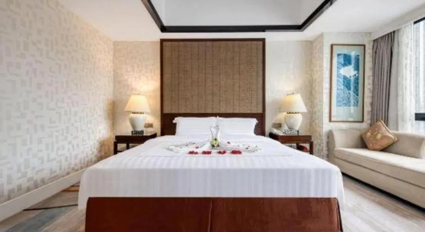 Bed in Hainan Junhua Haiyi Hotel