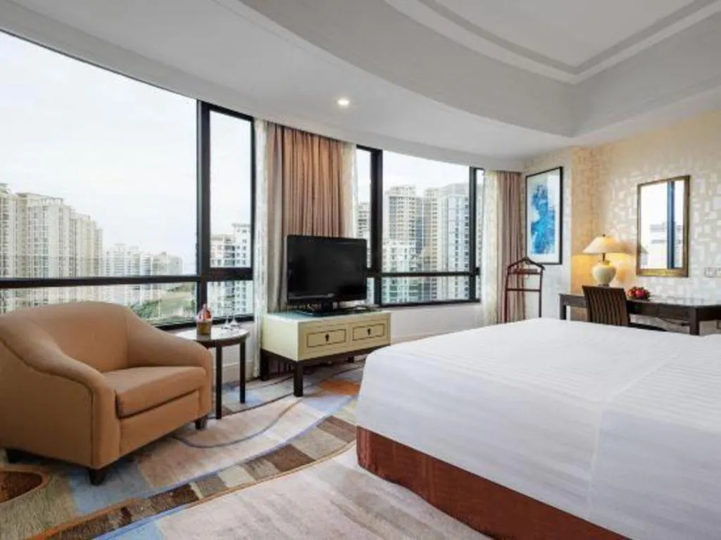 Bed in Hainan Junhua Haiyi Hotel