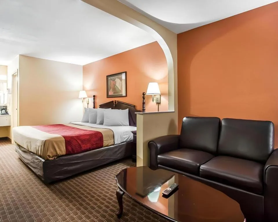 Bed in Econo Lodge Inn & Suites Tuscaloosa I-20