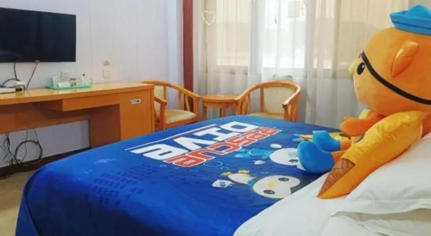 Bed in Xiamen Plaza Hotel