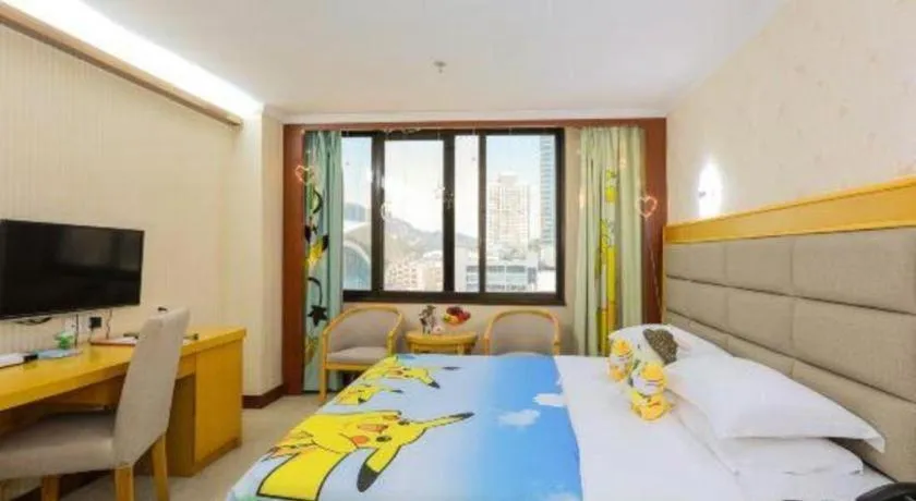 Bed in Xiamen Plaza Hotel