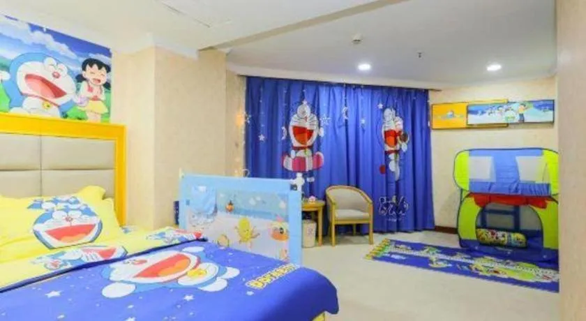 Bed in Xiamen Plaza Hotel