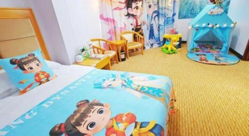 Bed in Xiamen Plaza Hotel