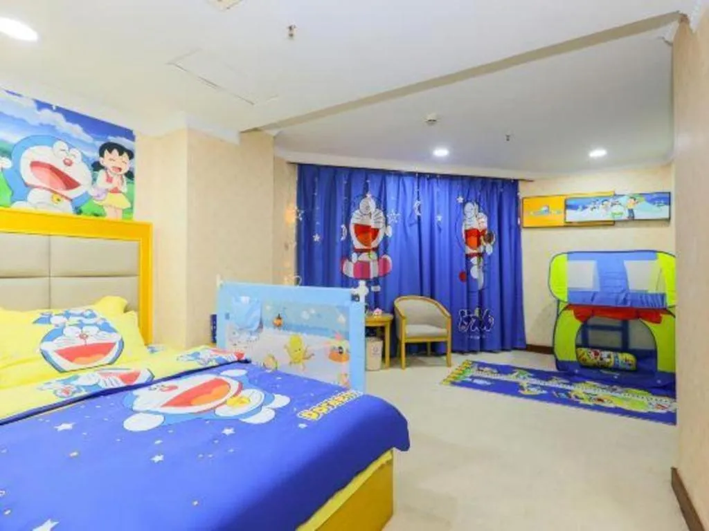 Bed in Xiamen Plaza Hotel