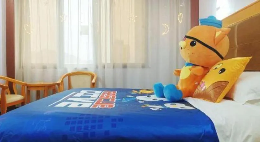 Bed in Xiamen Plaza Hotel