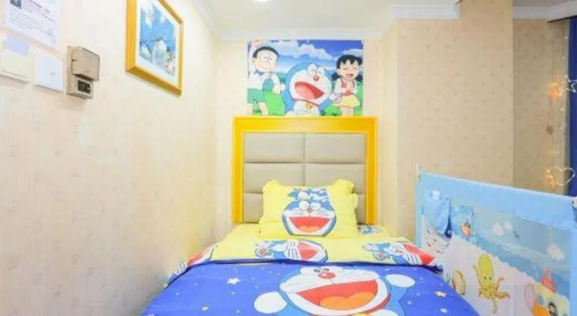 Bed in Xiamen Plaza Hotel