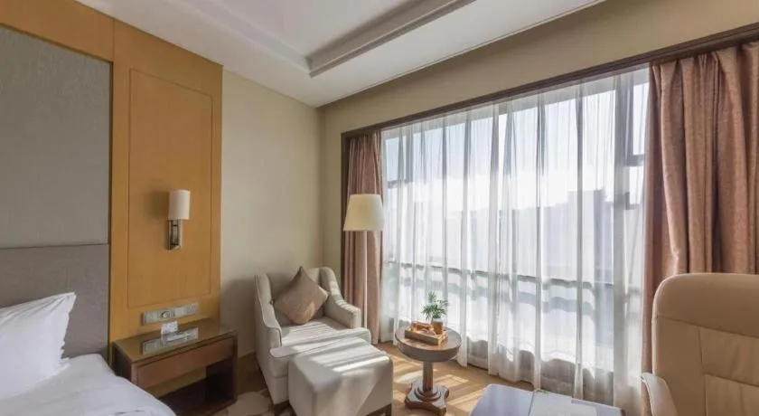 Bed in Fliport Garden Hotel Xiamen Airport