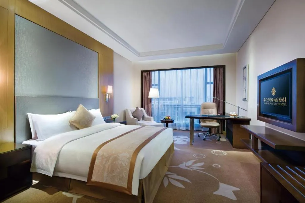 Bed in Fliport Garden Hotel Xiamen Airport