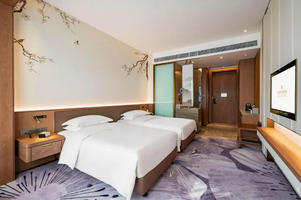Bed in Fliport Garden Hotel Xiamen Airport