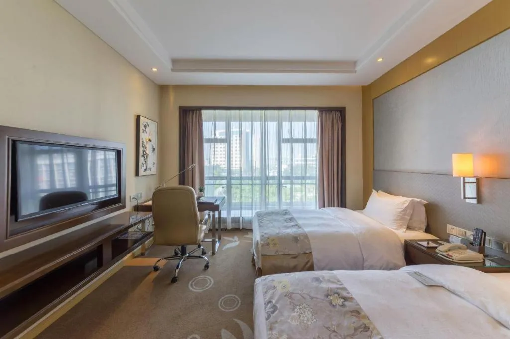 Bed in Fliport Garden Hotel Xiamen Airport
