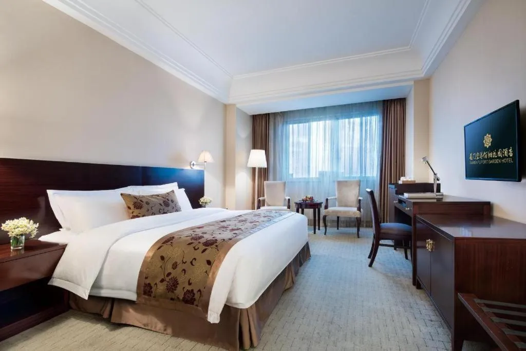 Bed in Fliport Garden Hotel Xiamen Airport