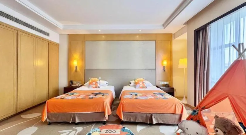 Bed in Fliport Garden Hotel Xiamen Airport
