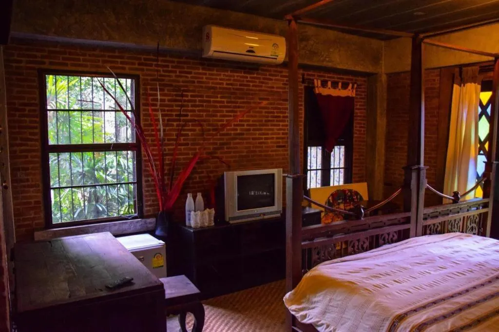 Bed in Baan Gong Kham Hotel