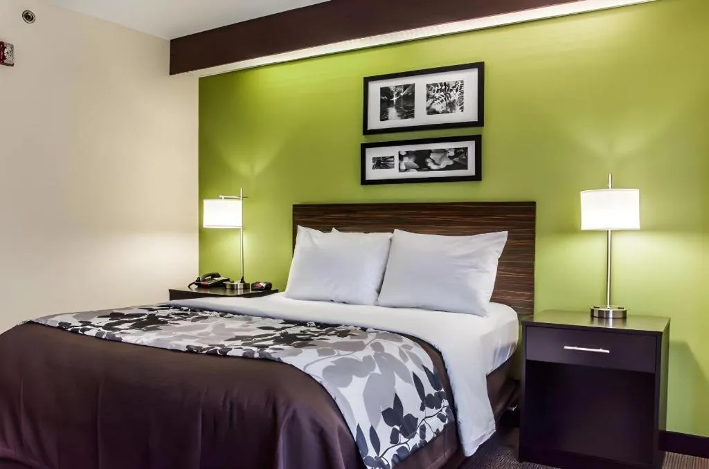Bed in Sleep Inn Airport - Billy Graham Parkway