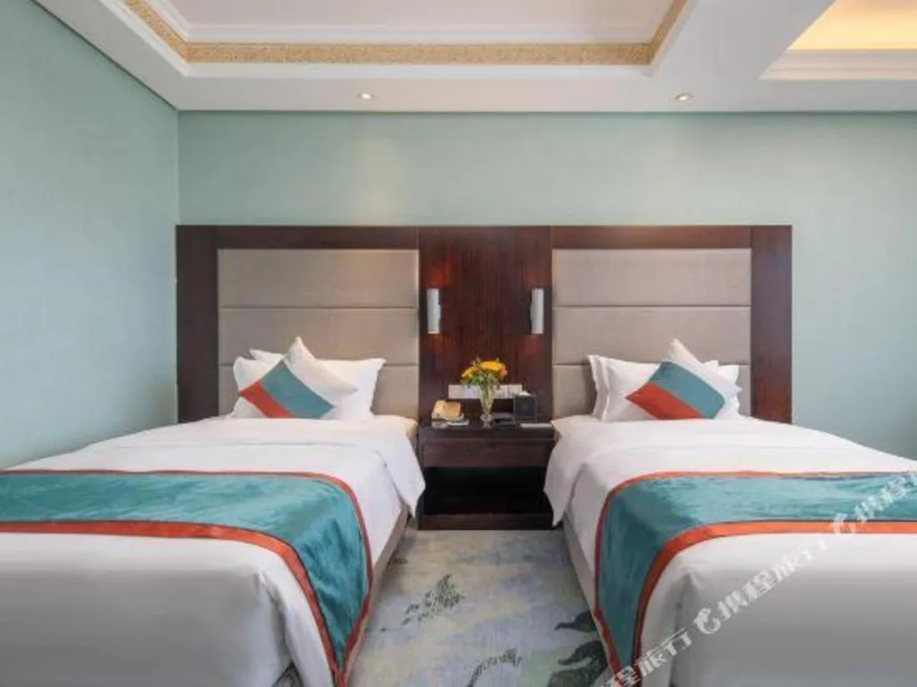 Bed in Yiwu Yimei Plaza Hotel