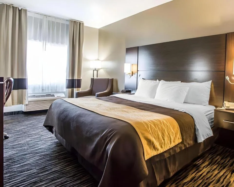 Bed in Quality Inn Dayton North - Vandalia