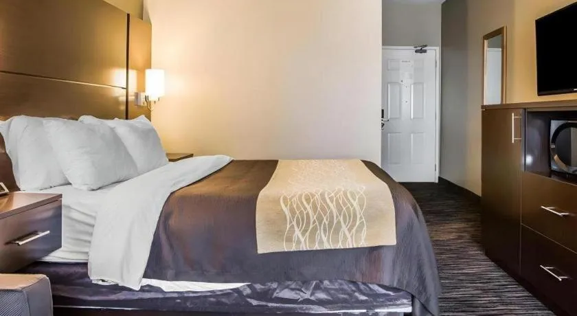 Bed in Quality Inn Dayton North - Vandalia