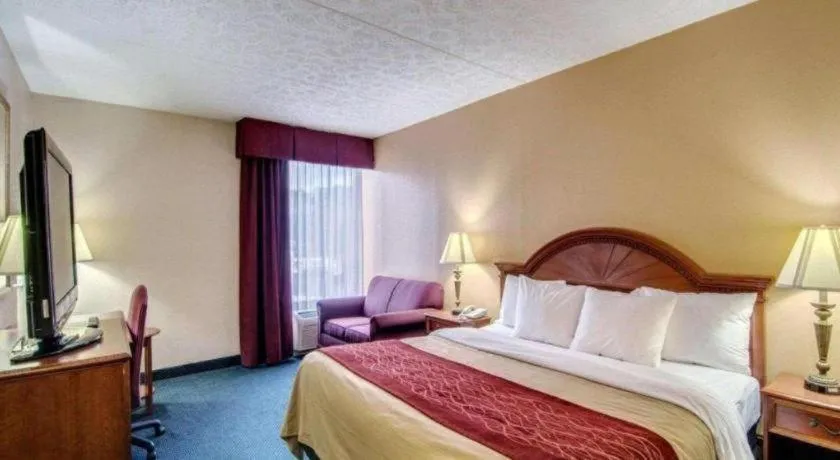 Bed in Quality Inn near Martinsville Speedway