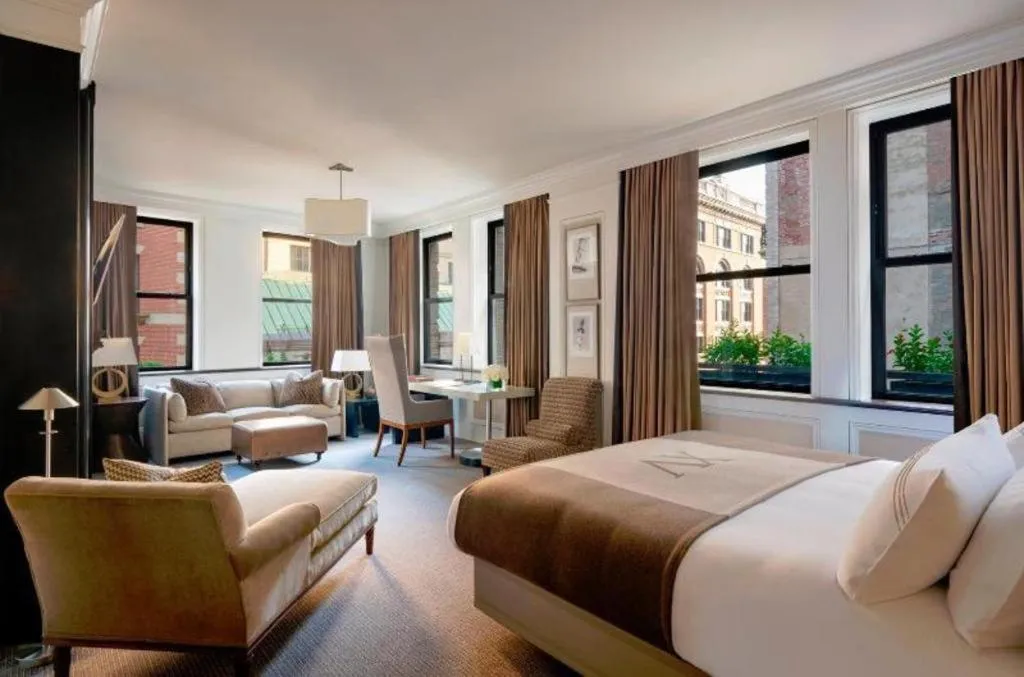 Bed in Fifteen Beacon Hotel