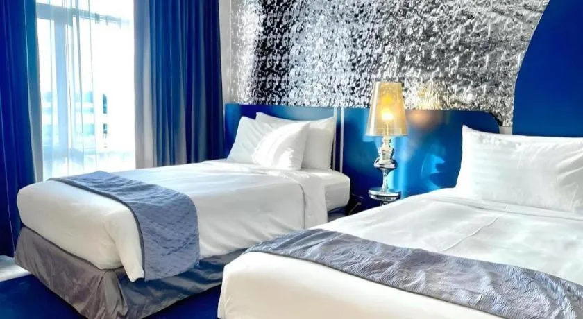 Bed in Glacier Hotel Khon Kaen