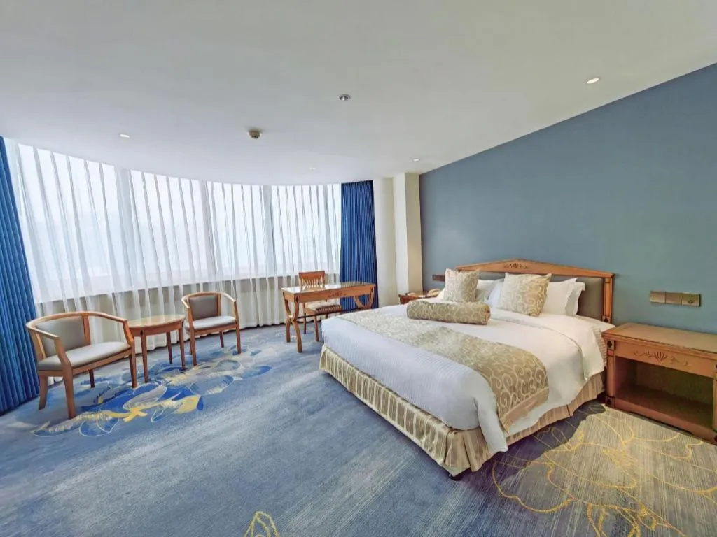 Bed in Wuhan Asia Hotel