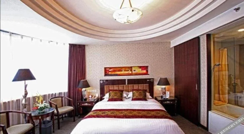 Bed in Wuhan Asia Hotel