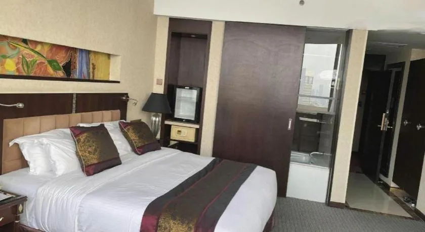 Bed in Wuhan Asia Hotel