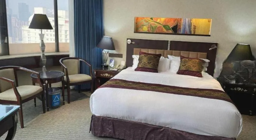 Bed in Wuhan Asia Hotel